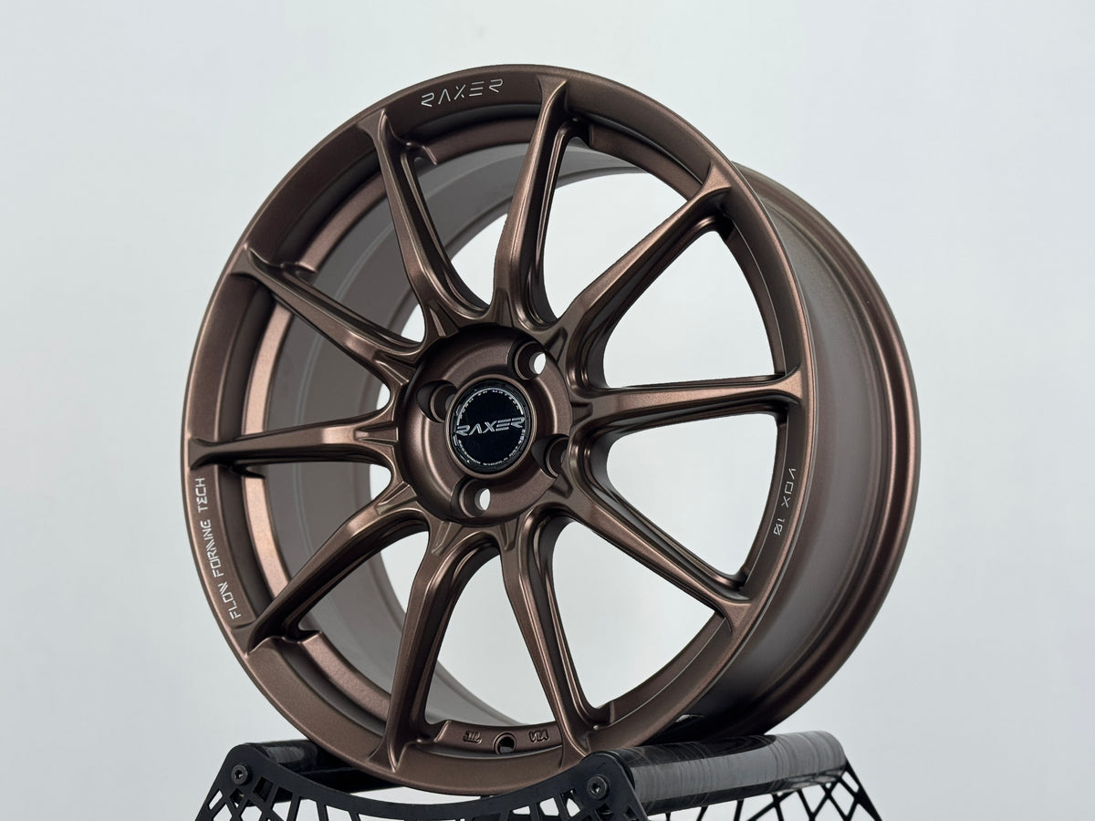 New 17X7.5 ET42 Raxer VOX10 Rim (4 wheel) Matt Bronze 4X100