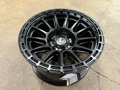 New 17X9 ET-12 Lenso Dinero Rim (4 wheel) Matt Black 6X139.7