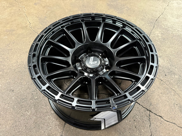 New 17X9 ET-12 Lenso Dinero Rim (4 wheel) Matt Black 6X139.7