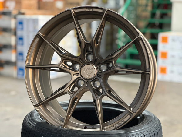 New 18x8.5 ET35 Vogue Wheel F22 Rim (4 wheel) Bronze 5x112