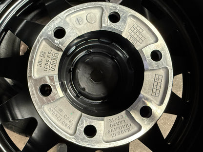 New 17X9 ET-12 Lenso Dinero Rim (4 wheel) Matt Black 6X139.7