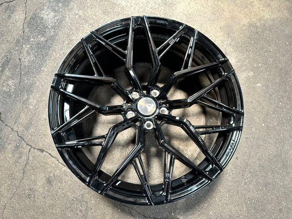 New 20x8.5 ET30 20x10 ET40 Vogue Wheel F11 (4 wheel) 5x114.3 Gloss Black