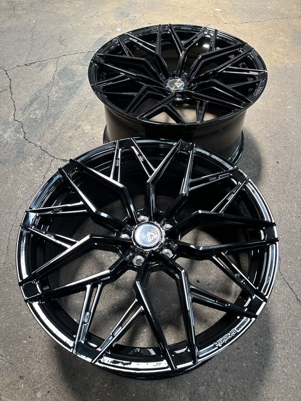 New 20x8.5 ET30 20x10 ET40 Vogue Wheel F11 (4 wheel) 5x114.3 Gloss Black