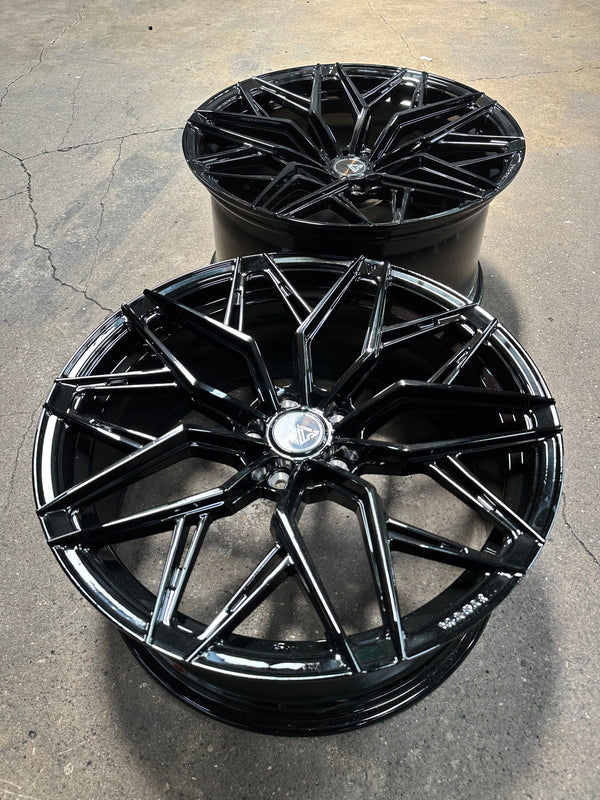 New 20x8.5 ET30 20x10 ET40 Vogue Wheel F11 (4 wheel) 5x112 Black