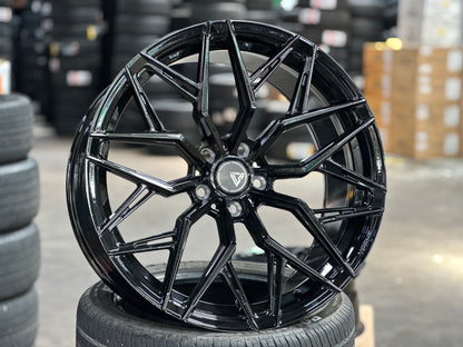 New 20x8.5 ET30 20x10 ET40 Vogue Wheel F11 (4 wheel) 5x114.3 Gloss Black