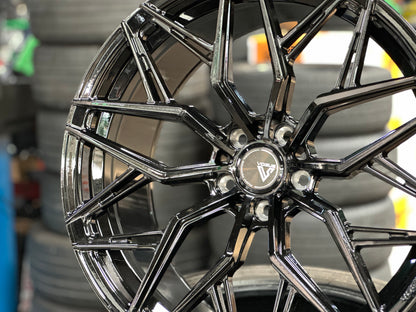 New 20x8.5 ET30 20x10 ET40 Vogue Wheel F11 (4 wheel) 5x114.3 Gloss Black