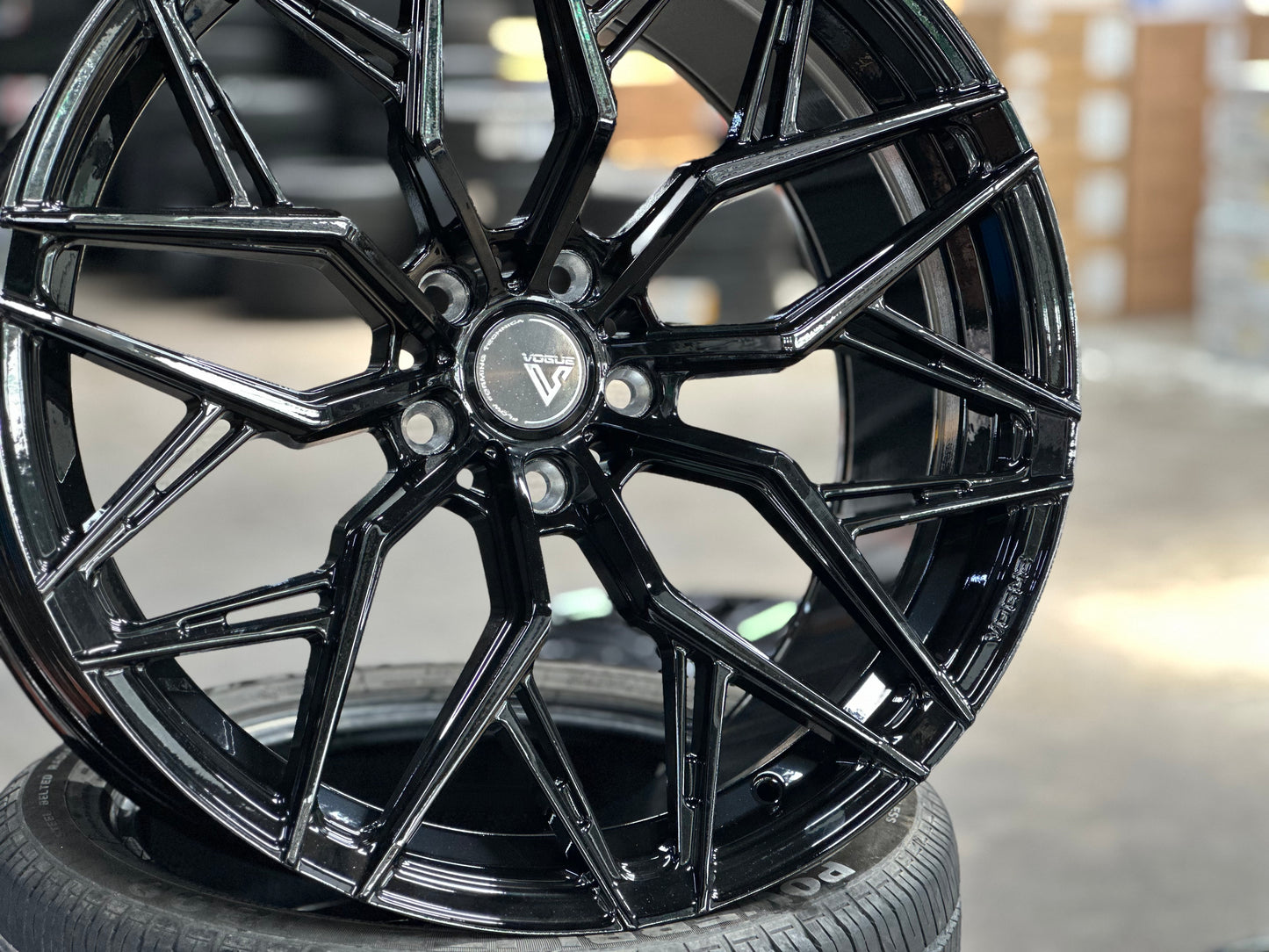 New 20x8.5 ET30 20x10 ET40 Vogue Wheel F11 (4 wheel) 5x114.3 Gloss Black