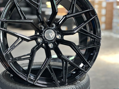 New 20x8.5 ET30 20x10 ET40 Vogue Wheel F11 (4 wheel) 5x114.3 Gloss Black