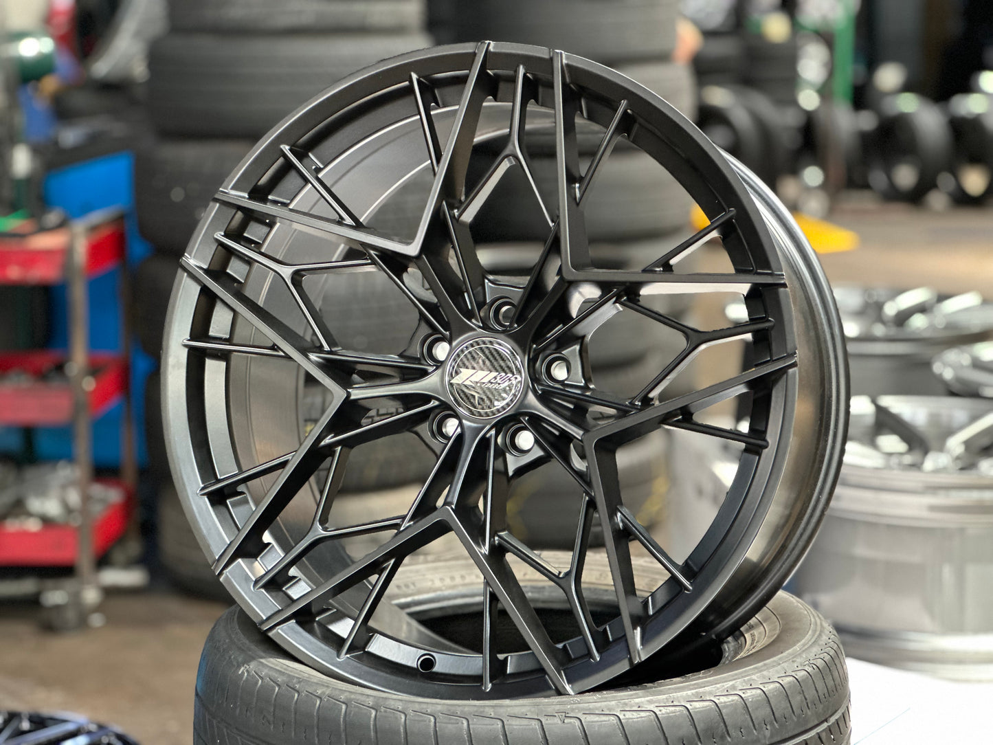 New 20x8.5 ET32 20x10 ET38 305 Forged FT120 (2 wheel) 5x114.3 Matte Black