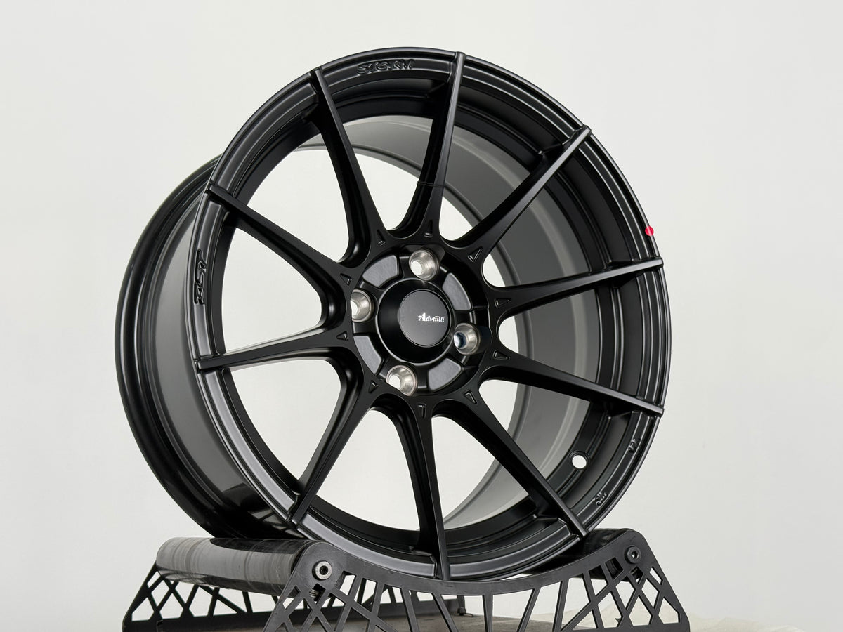 New 15X8 ET25 Advanti Storm S1 Rim (4 wheel) Matt Black 4X100