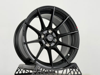 New 15X8 ET25 Advanti Storm S1 Rim (4 wheel) Matt Black 4X100