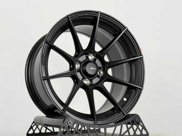New 15X8 ET25 Advanti Storm S1 Rim (4 wheel) Matt Black 4X100