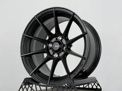 New 15X8 ET25 Advanti Storm S1 Rim (4 wheel) Matt Black 4X100