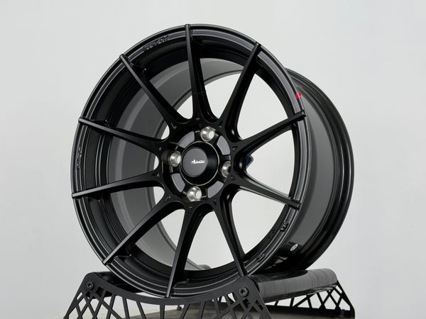 New 15X8 ET25 Advanti Storm S1 Rim (4 wheel) Matt Black 4X100