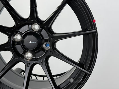 New 15X8 ET25 Advanti Storm S1 Rim (4 wheel) Matt Black 4X100