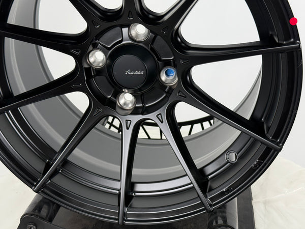 New 15X8 ET25 Advanti Storm S1 Rim (4 wheel) Matt Black 4X100