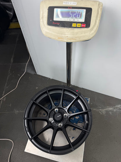 New 15X8 ET25 Advanti Storm S1 Rim (4 wheel) Matt Black 4X100