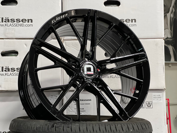 New 18X8.5 ET43 18X9.5 ET43 Klassen ID F53R (4 wheel) Black 5X114.3