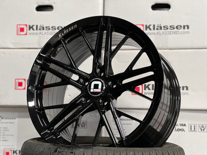 New 18X8.5 ET43 18X9.5 ET43 Klassen ID F53R (4 wheel) Black 5X112