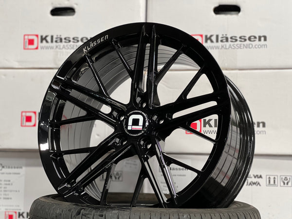 New 18X8.5 ET43 18X9.5 ET43 Klassen ID F53R (4 wheel) Black 5X114.3