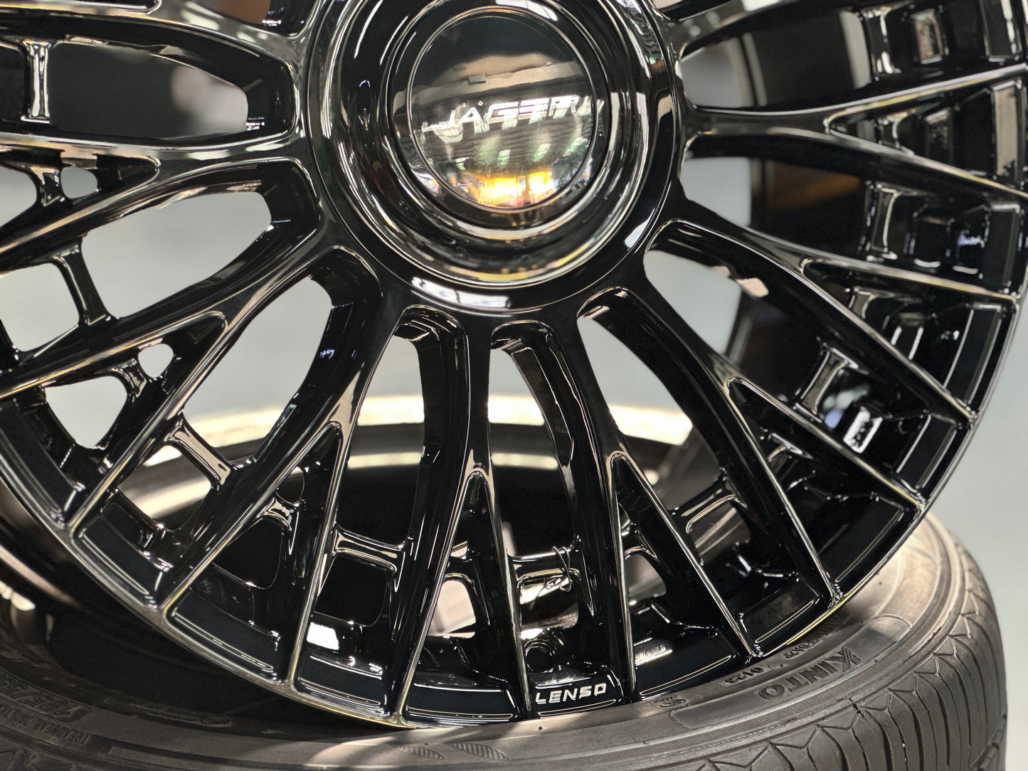 NEW 20X9J ET35 Lenso Apollo (4 wheel) 5X120 Black