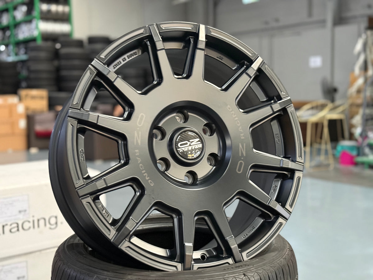 New 20x9 ET45 OZ Racing Rally Legend (4 wheel) 6x139.7 Matte Black