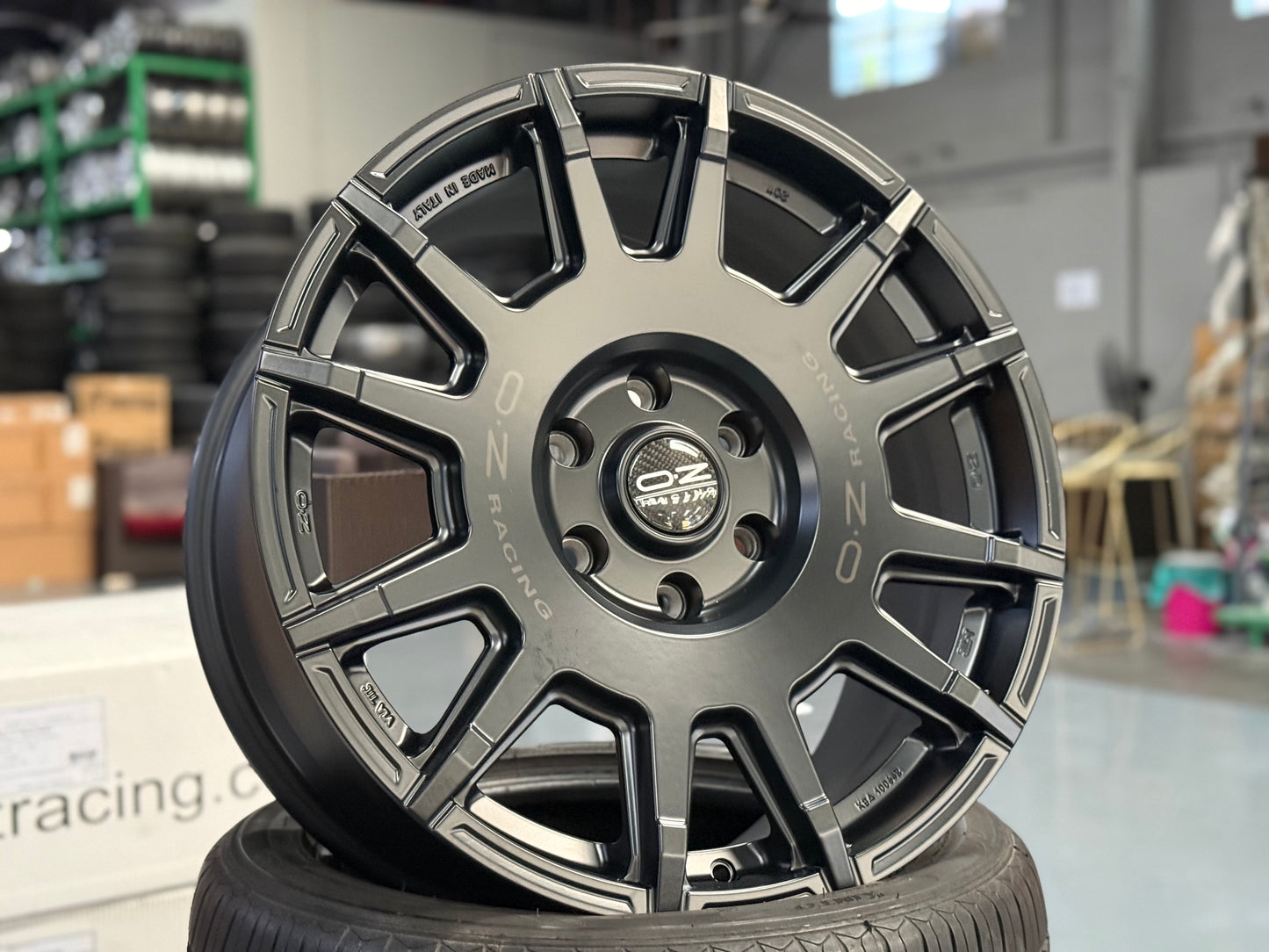 New 20x9 ET45 OZ Racing Rally Legend (4 wheel) 6x139.7 Matte Black