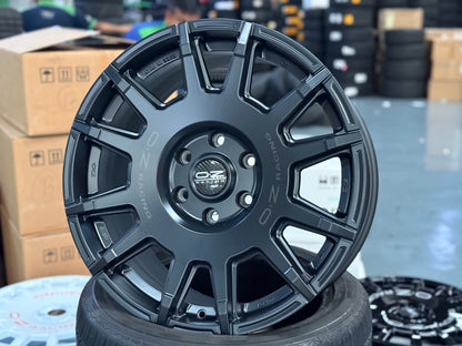 New 20x9 ET45 OZ Racing Rally Legend (4 wheel) 6x139.7 Matte Black
