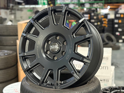 New 20x9 ET45 OZ Racing Rally Legend (4 wheel) 6x139.7 Matte Black