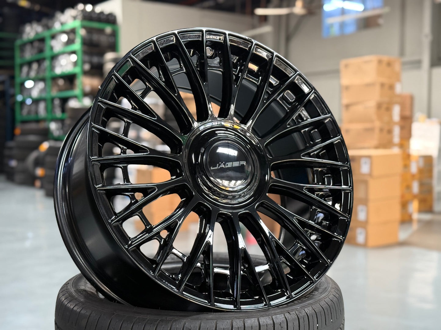 New 20x9 ET35 Lenso Apollo 5x108 5x120 Black
