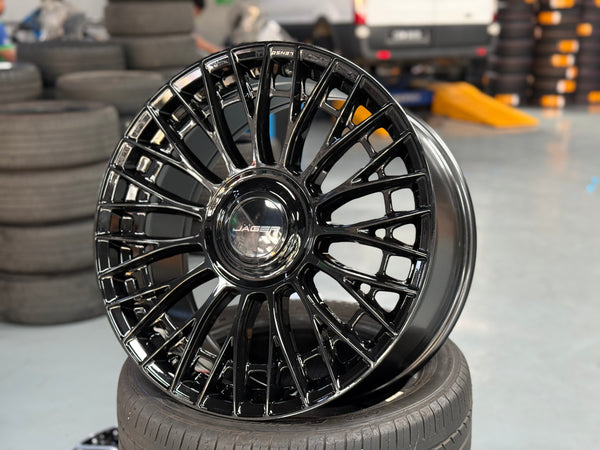 New 20x9 ET35 Lenso Apollo (4 wheel) 5x120 Gloss Black