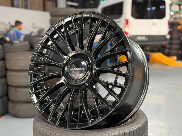 New 20x9 ET35 Lenso Apollo (4 wheel) 5x108 Gloss Black