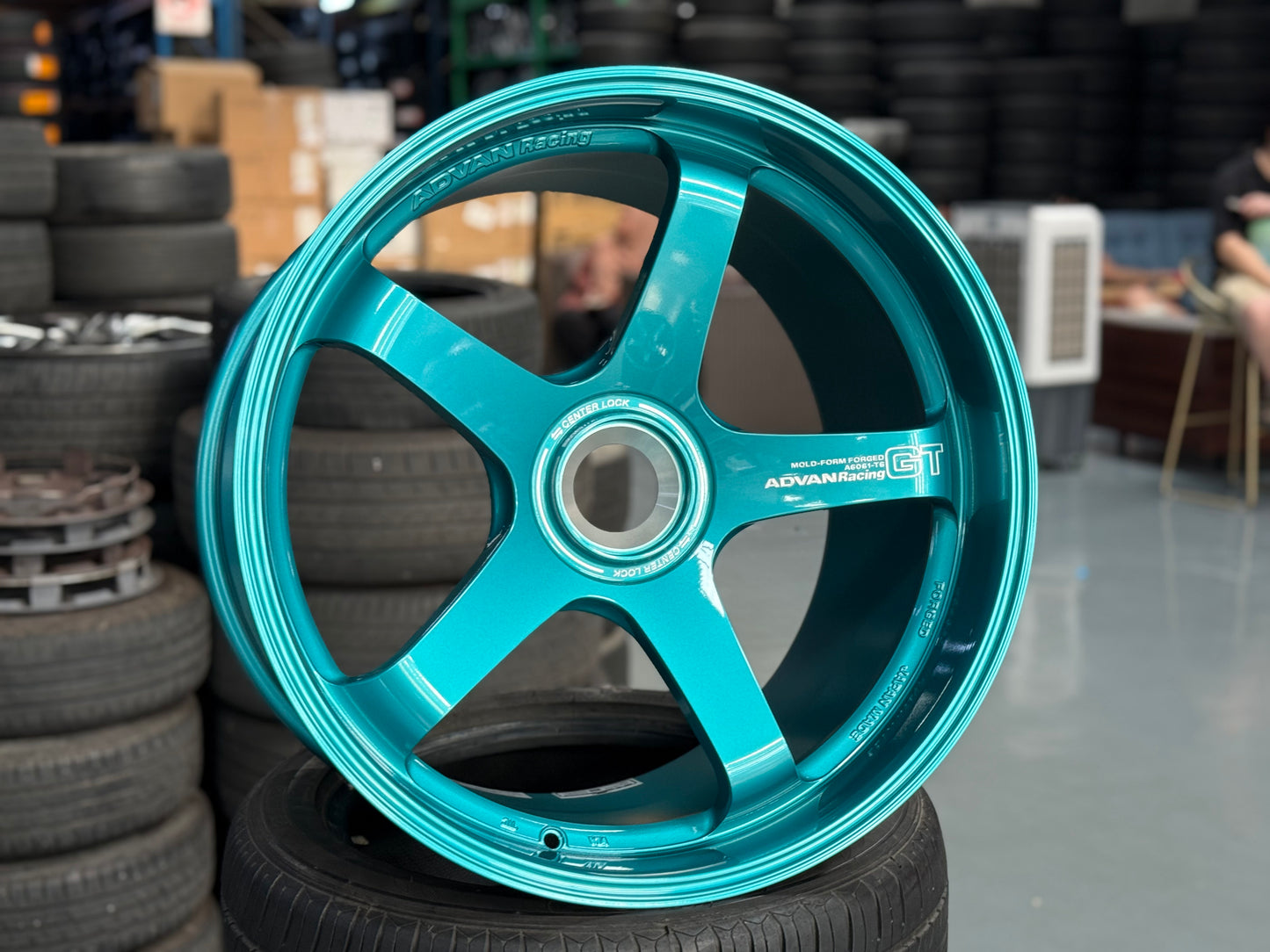 [Bundle] New 21x13 ET31 1X130 Advan Racing GT Turquoise BLUE 992 GT3 RS