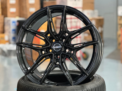 New 20 inch 20x8.5 ET35 Raxer STVR2 Flow Formed rim 5x108 (4 Wheels)
