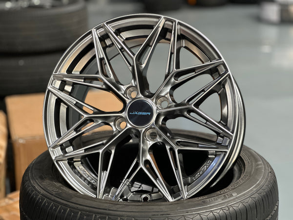 NEW 15X7 ET35 Lenso Buck Rim Hyper Black 4X100