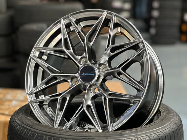 NEW 15X7 ET35 Lenso Buck Rim Hyper Black 4X100