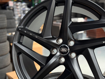 New 22x10 ET30 Overdrive Forged Kahn Forged Type 52 (4 wheel) 5x120 Matte Black