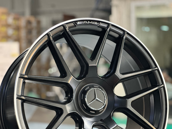 New 20x8.5 ET38 20x9.5 ET43 Mercedes AMG (4 wheel) 5x112 Matte Black