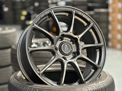 NEW 16X7 ET42 Raxer RP10X Flow Formed Rim Dark Graphite 5X114.3