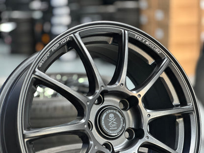 NEW 16X7 ET42 Raxer RP10X Flow Formed Rim Dark Graphite 5X114.3