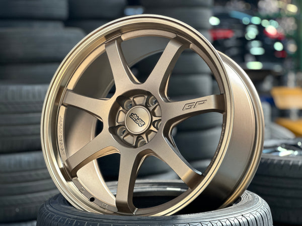 New 18X8.5 ET42 Mugen Design GP Rim (4 wheel) MATTE BRONZE 5X114.3
