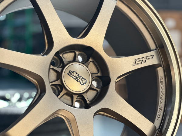 New 18X8.5 ET42 Mugen Design GP Rim (4 wheel) MATTE BRONZE 5X114.3