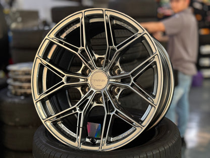New 18x9 ET0 Lenso VT5 6x139.7 Hyper Black