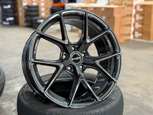 New 18X8.5 ET42 Raxer RTX02 Rim (4 wheel) Dark Graphite 5X114.3