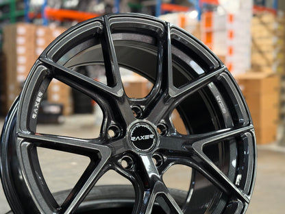 NEW 18X8.5 ET42 Raxer RTX02 Rim (4 wheel) Dark Graphite 5X112