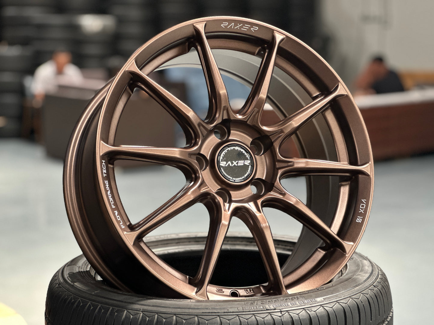 New 17X7.5 ET40 Raxer VOX10 (4 wheel) 5X114.3 Bronze