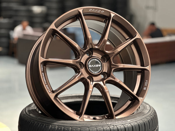 New 17X7.5 ET40 Raxer VOX10 (4 wheel) 5X114.3 Bronze