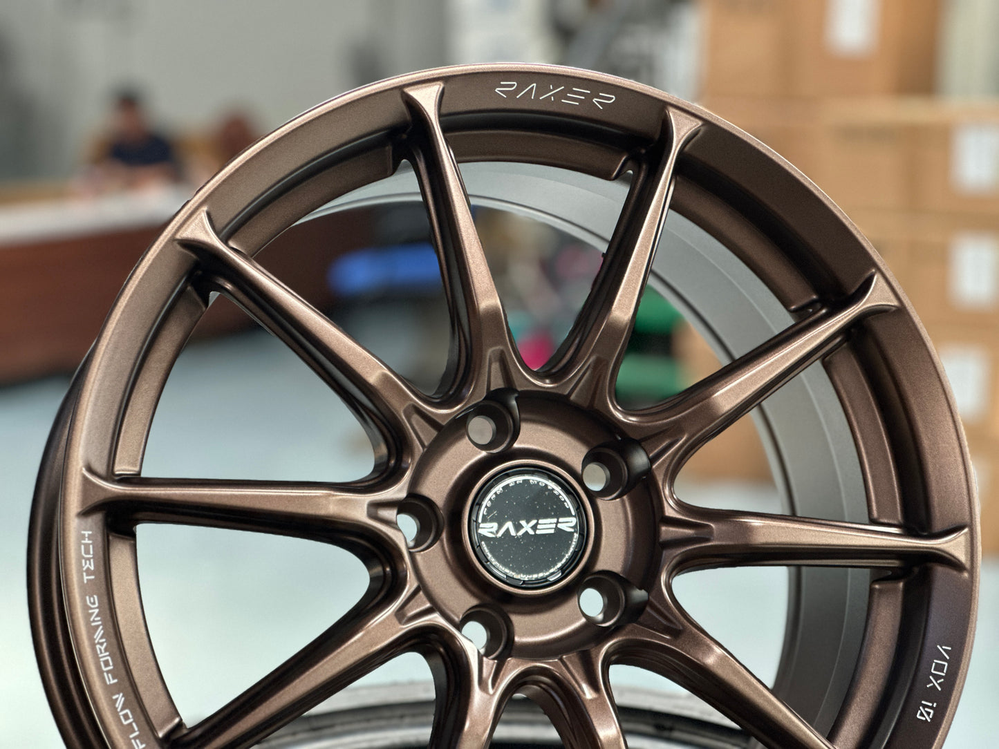 New 17X7.5 ET40 Raxer VOX10 (4 wheel) 5X114.3 Bronze