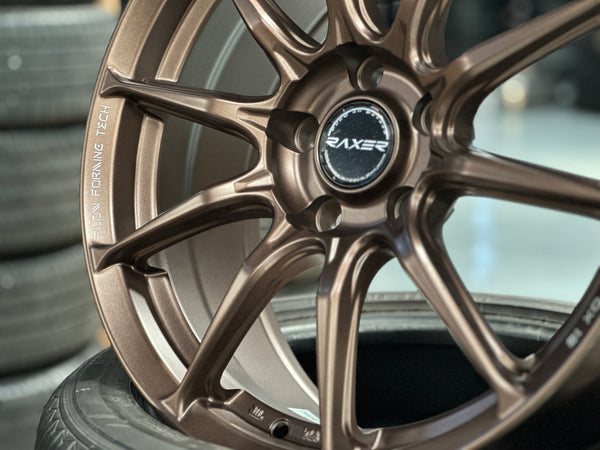 New 17X7.5 ET40 Raxer VOX10 (4 wheel) 5X114.3 Bronze
