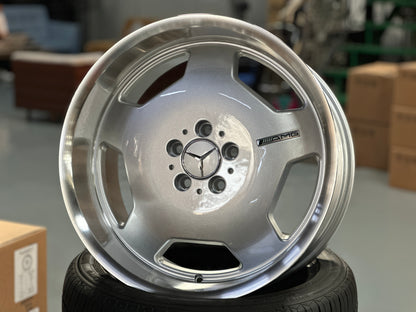 New 19x8.5 ET35 19x9.5 ET35 Tyrim Mercedes Monoblock (4 wheels) Silver 5X112